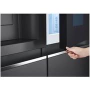 LG Side by Side Refrigerator Instaview Door-in-Door with Dispenser 674 Litres UVnano LINEARCooling ThinQ GR-X267CQES