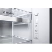 LG Side by Side Refrigerator Instaview Door-in-Door with Dispenser 674 Litres UVnano LINEARCooling ThinQ GR-X267CQES