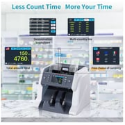 Ribao Bc-40 Multi Currency Mixed Denomination Banknote Counter
