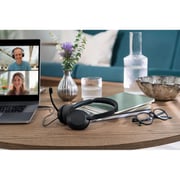 Jabra Connect 4h PHS002W Wired On Ear PC Headset Black