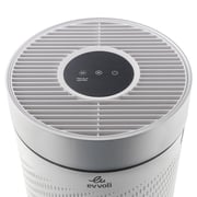 evvoli Air Purifier, 27m² Coverage with H13 True HEPA Filter and UV Technology, Multi Functionality 3 Settings, Silent Mode, Filter Replacement Indicator - EVAP-27UW