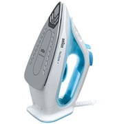 Braun – 2000W TexStyle 1 Steam Iron with SuperCeramic Soleplate and Precision Tip, Blue/White, Steam Iron SI1050BL