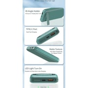 Maxguard Veloce-Series Magnetic Wireless Powerbank 10000mAh Green MG-VC12-GN