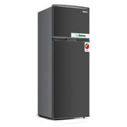 Nobel Refrigerator Double Door Inox 225 Litres R600a Nr255rs