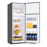 Nobel Refrigerator Double Door Inox 225 Litres R600a Nr255rs