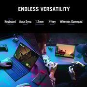 ASUS ROG Flow Z13 (2022) Gaming Laptop - 12th Gen / Intel Core i7-12700H / 13.4inch WUXGA / 16GB RAM / 512GB SSD / 4GB NVIDIA GeForce RTX 3050 Graphics / Windows 11 Home / English & Arabic Keyboard / Black / Middle East Version - [GZ301ZC-LD127W]