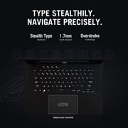 ASUS ROG Zephyrus M16 (2022) Gaming Laptop - 12th Gen / Intel Core i7-12700H / 16inch WUXGA / 16GB RAM / 1TB SSD / 6GB NVIDIA GeForce RTX 3060 Graphics / Windows 11 Home / English & Arabic Keyboard / Black / Middle East Version - [GU603ZM-LS047W]