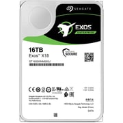 Seagate Exos X18 16tb Enterprise Hdd - Cmr 3.5 Inch Hyperscale Sata 6gb/s, 7200 Rpm, 512e And 4kn Fastformat, Low Latency With Enhanced Caching (st16000nm000j)