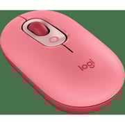 Logitech Wireless Pop Mouse with Customizable Emoji Heartbreaker Rose