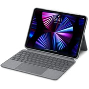 Logitech 920-010135 Combo Touch Case Cover For Apple iPad Pro 11-inch 1st Gen/2nd Gen/3rd Gen Grey English/Arabic