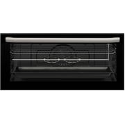 Milton Ceramic Cooker With Electric Fan Oven & Full Safety Silver, Size 90x60 Cm - Made In Turkey Model Fs9060vct-s, 1 Year Warranty