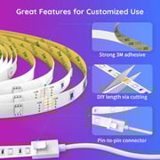 Govee Wi-fi Rgb Led Strip Lights (5m 2 Rolls)