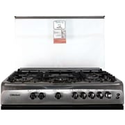 Nobel Gas Cooker Silver 90X60 Full Safety Ffd Gas Oven NGC9690 (Basic Installation Included)