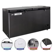 Nobel Double Door Freezer Stone Gray 530 Ltr Gas R600a  Outside Conderser