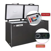 Nobel Double Door Freezer Stone Gray 530 Ltr Gas R600a  Outside Conderser