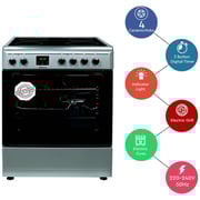 Nobel 4 Zone Ceramic Cooker NGC60VTC
