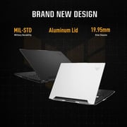 Asus TUF Dash F15 FX517ZR-HN028W Gaming Laptop - Core i7 2.3GHz 16GB 1TB 8GB Win11 15.6inch FHD Black NVIDIA GeForce RTX 3070 English/Arabic Keyboard
