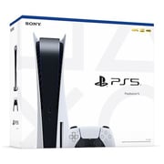 Sony PlayStation 5 Console (CD Version) White - Middle East Version + PS5 CFIZCT1W DualSense Wireless Controller + PS5 Uncharted Legacy of Thieves Collection Game + PS5 Ratchet & Clank Rift Apart Game