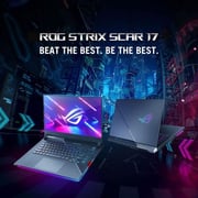 لابتوب الألعاب أسوس روج ستريكس سكار 17 G733ZW-LL119W - كور آي 9 - 5 جيجاهرتز - 32 جيجابايت - سعة 2 تيرابايت - 8 جيجابايت وين11 - 17,3 بوصة WQHD - أسود إنفيديا جي فورس آر تي إكس 3070 تي آي - لوحة مفاتيح إنجليزية / عربية
