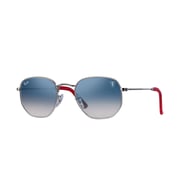 Ray Ban Unisex Hexagon Ferrari Edition Sunglass Rb3548nm F0073f 51