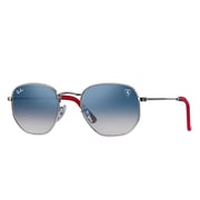Ray Ban Unisex Hexagon Ferrari Edition Sunglass Rb3548nm F0073f 51