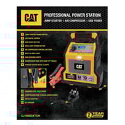 CAT Professional Power Station 1200amp Jump Starter, Portable Usb Charger And Air Compressor- CJ1000DXTUK