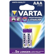 Varta Ultra AAA Lithium Battery 2pcs Set Silver/Purple