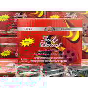 Al Saqer-lucky Charcoal 20 Pcs Bakhoor Charcoal Quick Ignite And Long Lastting For Bakhoor And Incence -50 Mm