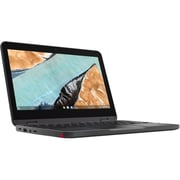 Lenovo 300e Chromebook Gen 3 82J9000YEL 2 in 1 Laptop - Core AMD 1.2GHz 4GB 64GB Shared ChromOS 11.6inch HD Grey English/Arabic Keyboard