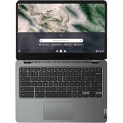 Lenovo 14e Chromebook Gen 2 82M1000REL Laptop - Core AMD 1.2GHz 8GB 64GB Shared ChromOS 14inch FHD Grey English/Arabic Keyboard