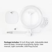 Kodak Desk Ring Light 10inch White