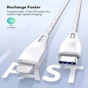 Ravpower USB Type C to Lightning Cable 2m White