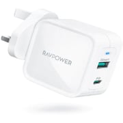 Ravpower 65W 2-Port Wall Charger White