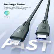 Ravpower USB Type C to Lightning Cable 2m Green