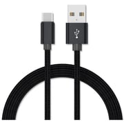 Maxguard Veloce-Series Nylon Braided Lightning Cable 1m Black