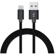 Maxguard Veloce-Series Nylon Braided USB-C Cable 1m Black