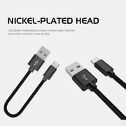 Maxguard Veloce-Series Nylon Braided USB-C Cable 1m Black
