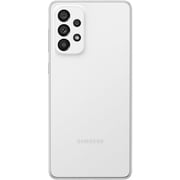 سامسونج جلاكسي A73 128 جيجابايت هاتف ذكي أبيض أوسوم 5G ثنائي الشريحة