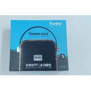 Toreto Tor-349 Timber Max Bluetooth V5.0 Speaker With Mic 5w, 4 Hours Playback, Supporting Carry Handle, Usb, Sd Card, Aux & Fm (wooden Brown) Visit The Toreto Store