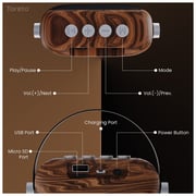 Toreto Tor-349 Timber Max Bluetooth V5.0 Speaker With Mic 5w, 4 Hours Playback, Supporting Carry Handle, Usb, Sd Card, Aux & Fm (wooden Brown) Visit The Toreto Store