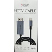 Yesido Hdtv Cable Usb-c 2.0 To Hdtv 4k 60hz Ultra Hd Extension Cable