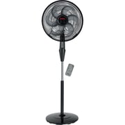 Tefal Silence Force Stand Fan with Remote Control, 16 Inch, 3 Speeds, Black - VG4130EE
