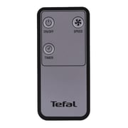 Tefal Silence Force Stand Fan with Remote Control, 16 Inch, 3 Speeds, Black - VG4130EE