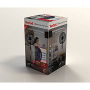 Tefal Silence Force Stand Fan with Remote Control, 16 Inch, 3 Speeds, Black - VG4130EE