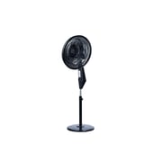 Tefal Silence Force Stand Fan with Remote Control, 16 Inch, 3 Speeds, Black - VG4130EE