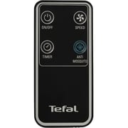 Tefal Anti-mosquito Repellent Stand Fan With Remote Control, 16 Inch, Black - VG4135EE