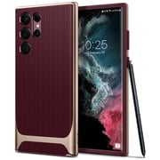 Spigen Neo Hybrid Designed For Samsung Galaxy S22 Ultra Case Cover (2022) - Burgundy