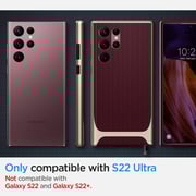 Spigen Neo Hybrid Designed For Samsung Galaxy S22 Ultra Case Cover (2022) - Burgundy