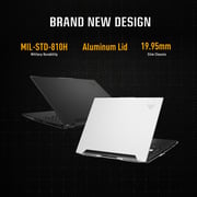 ASUS TUF Dash F15 (2022) Gaming Laptop - 12th Gen / Intel Core i5-12450H / 15.6inch FHD / 8GB RAM / 512GB SSD / 4GB NVIDIA GeForce RTX 3050 Graphics / Windows 11 Home / English & Arabic Keyboard / Black / Middle East Version - [FX517ZC-HN085W]