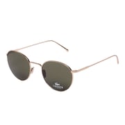 Lacoste L202s 757 Round Green Full Rim Sunglasses For Unisex (green Lens)